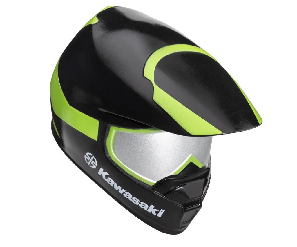 Kawasaki Ninja Bike Helmet Lime Green Dirt Bike Helmet Sandia