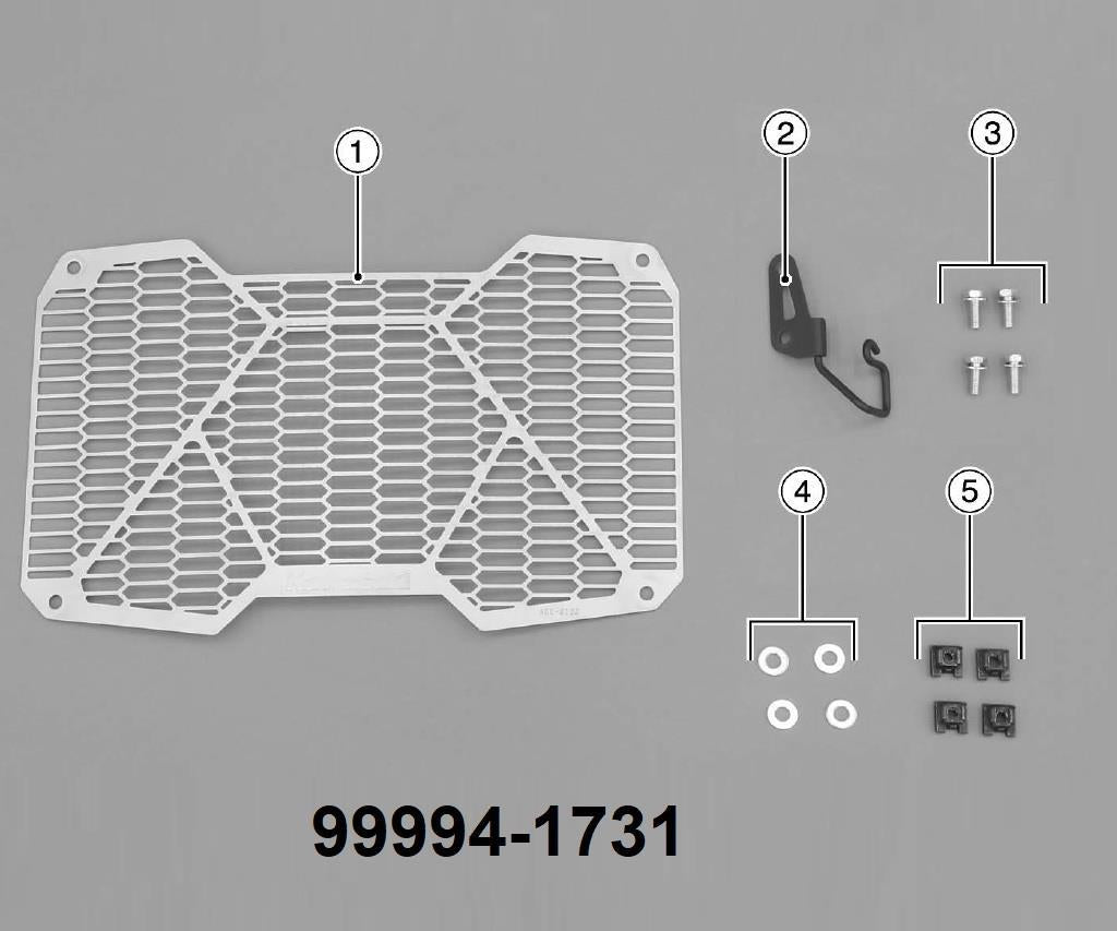999941731 RADIATOR SCREEN kawasaki motorcycles genuine part