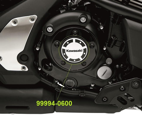 Clutch Cover Plate With Kawasaki Logo 999940600